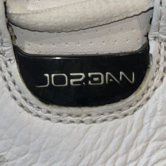 NIKE AIR JORDAN ENHANCER 2007 High Top Sneakers Kicks White/Black Like New 11.5